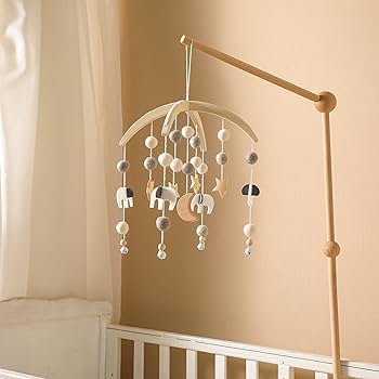 Amazon | Okawari Home モービル ベビーベッドメリー 象の風鈴